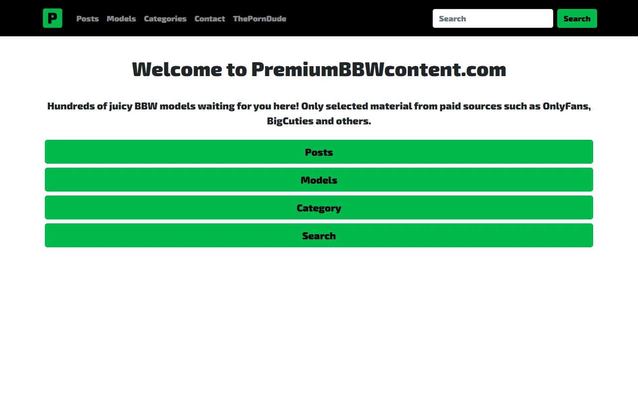 Screenshot of Premiumbbwcontent